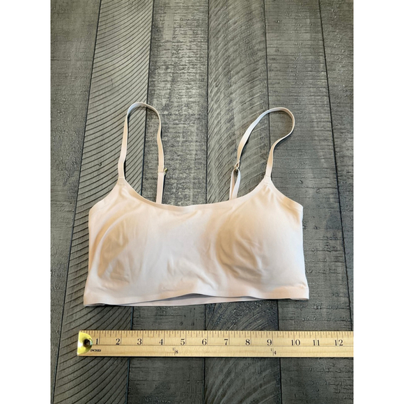 Abercrombie & Fitch Nude Bralette Adjustable Straps Seamless Bra Top XS - Picture 3 of 4